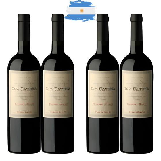 Kit 4 Vinhos Tinto Argentino DV Cabernet Malbec