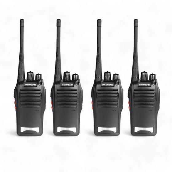 Imagem de Kit 4 Walkie Talkies Baofeng BF-777S 16 Canais Alcance 12km