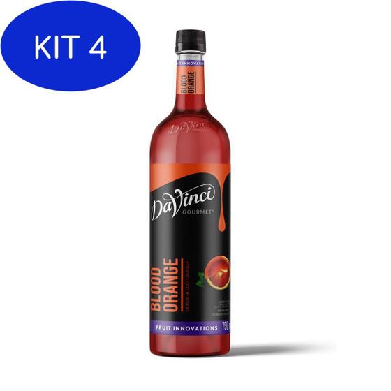 Kit 4 Xarope Da Vinci Sabor Blood Orange Laranja+Grapefruit - Xarope ...