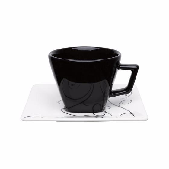 Imagem de Kit 4 Xícaras Cafézinho Freedom Oxford Porcelana 75ml