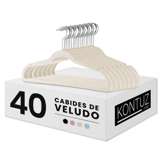 Kit 40 Cabide Infantil Veludo Slim Antideslizante Ultrafino Menor preço em Kit 40 Cabide Infantil Veludo Slim Antideslizante Ultrafino