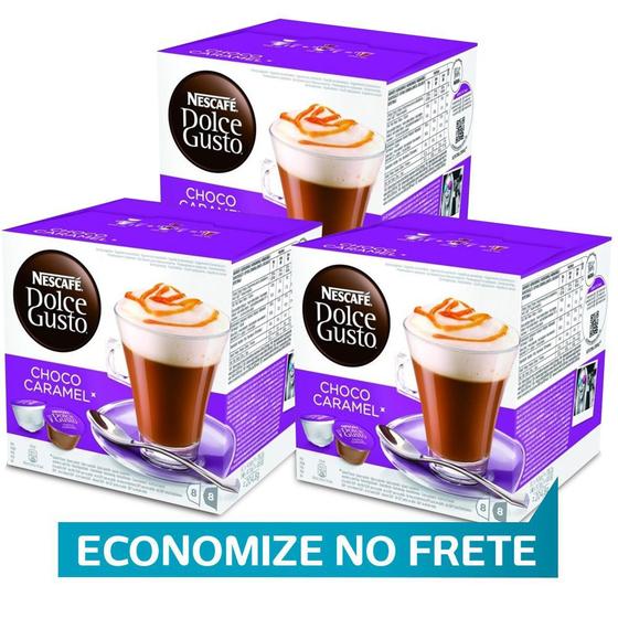 Kit 48 Cápsulas Nescafé Dolce Gusto Choco Caramel - Nestlé - Cápsula de  Chocolate - Magazine Luiza