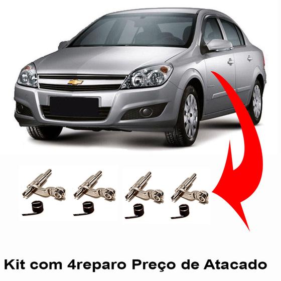 Imagem de Kit 4pcs Reparo Excêntrico Maçaneta Interna Porta Vectra Elite Elegance GT