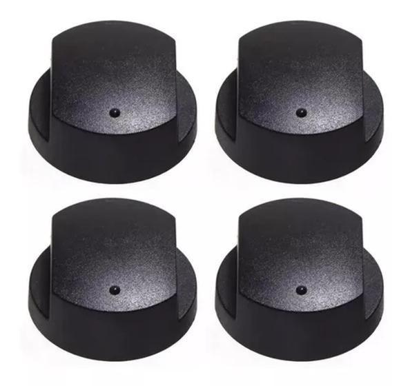 Imagem de Kit 4Un Botão Preto para o Fogão / Cooktop Brastemp W10589007