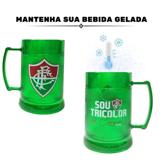 Imagem de Kit 4Un Caneca Copo Gel 300Ml Isolante Térmico Chopp Cerveja