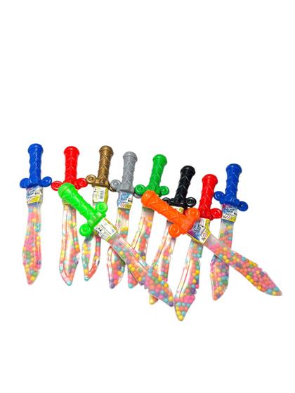 Imagem de kit 4un Espadas com Doces Balinhas 30gr para crianças