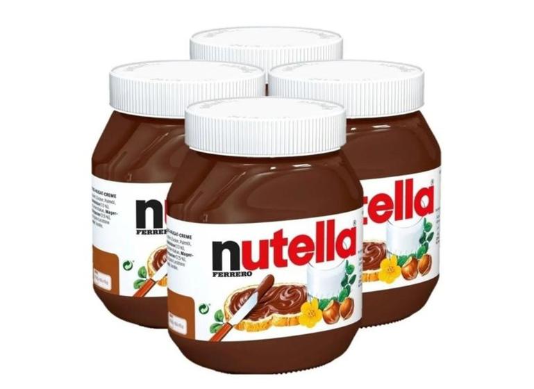 Kit 4UN nutella 650G ferrero creme de avelã pote gigante é boa?
