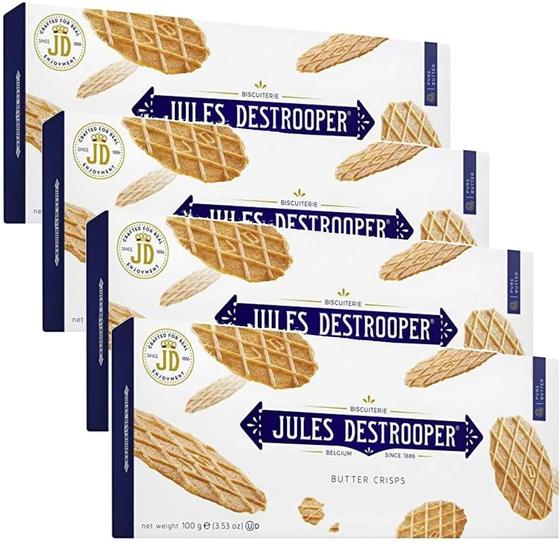 Imagem de Kit 4Und Biscoito Belga Jules Destrooper Butter Wafles 100G