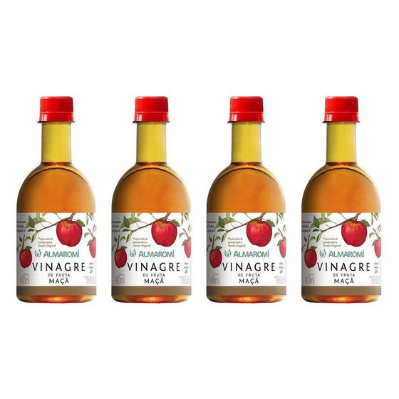 Imagem de Kit 4uni Vinagre de Maçã 400ml - Almaromi