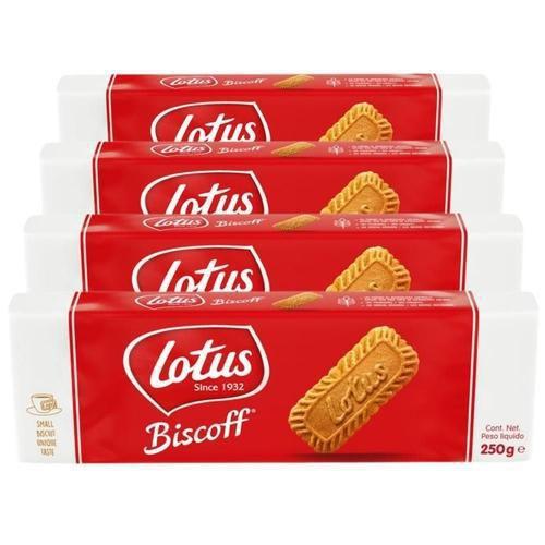 Imagem de Kit 4X Biscoito Belga Lotus Biscoff 250G