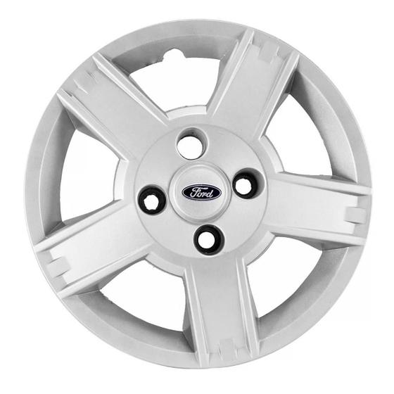 Imagem de Kit 4X Calota Ford Fiesta Ka Aro 14 Emblema 014Cb