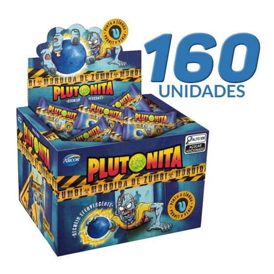 Imagem de Kit 4x Chiclete Plutonita Ácido Mordida De Zumbi Display C/ 40un Diversão