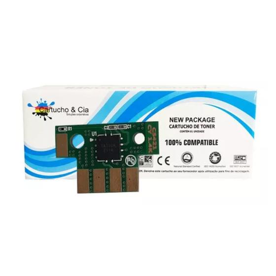 Imagem de Kit 4x Chip Comp Lexmark 71B40K0 CX317 CX417 CX517 I B+C+Y+M