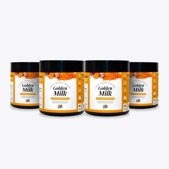 Imagem de Kit 4X - Golden Milk - 250G - Omix