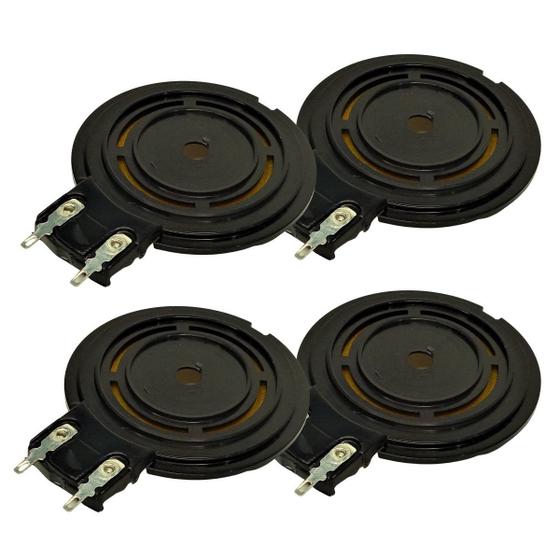 Imagem de Kit 4x Reparos Super Tweeter Sturdy / Trs / Orion Fenólico Completo 120w Rms 8 Ohms