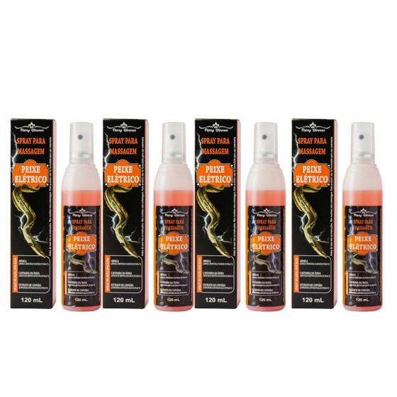 Imagem de Kit 4x Spray Para Massagem Peixe Elétrico com Arnica Copaíba 120 ml Pierry Wermon