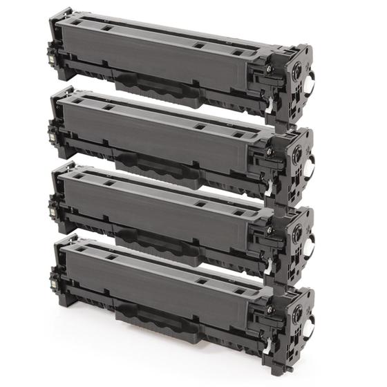 Imagem de Kit 4x Toner Compatível CC530A CE410A CF380A CYMBK 100% Novos p/ CM2320 M375NW M451NW