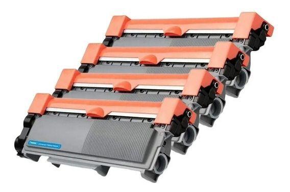 Imagem de Kit 4x Toner Compatível TN630 TN660 TN2340 TN2370 Novos  HL-L2300 DCP-L2500 MFC-L2740DW  Premium 2.600 Impressões