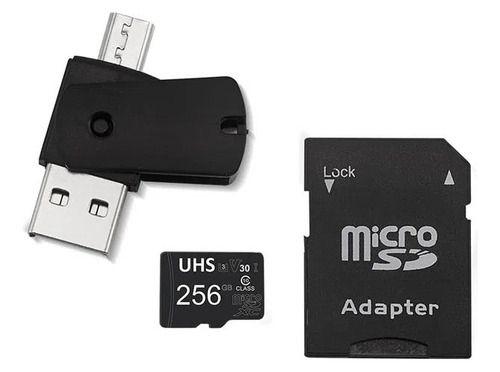 Imagem de Kit 4x1 Sd256 Gb Uh Speed-i U3, Usb/otg Tipo C + Ad Sd Mc154