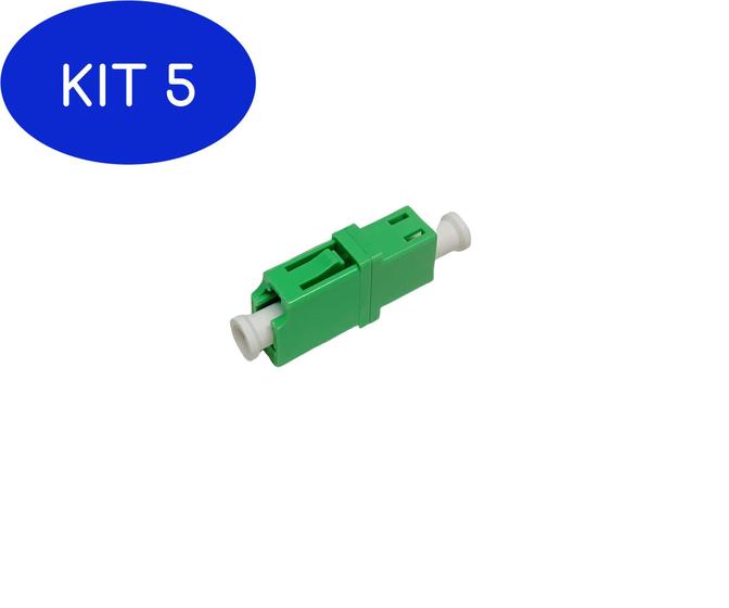 Kit 5 Adaptador De Fibra Óptica Lc Apc Simplex Single Mode - Rb Tronics ...