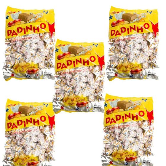 Imagem de Kit 5 Bala DADINHO Tradicional - pct. 900g