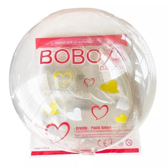 Imagem de kit 5 Balão Bubble 18 polegadas Balao Bolha Transparente Bexiga Buble Balloon