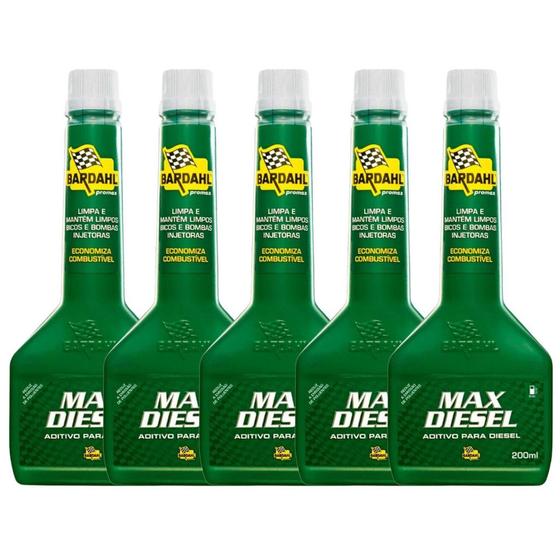 Imagem de Kit 5 Bardahl Max Diesel 200 Ml - UN / 5