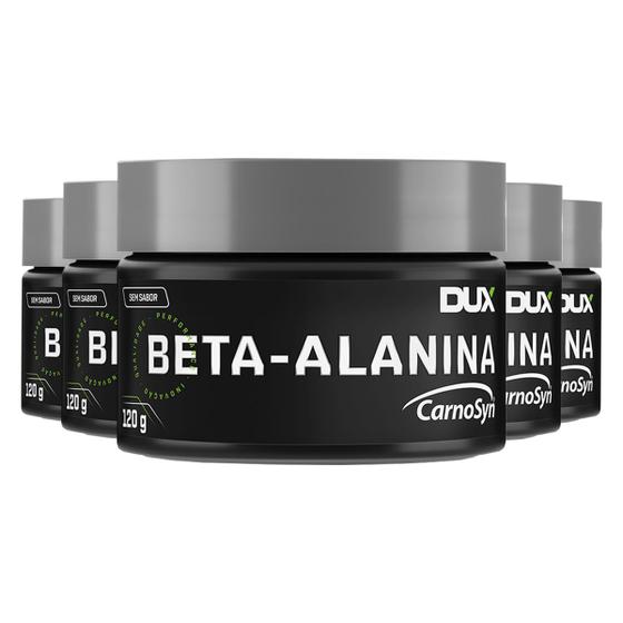 Imagem de Kit 5 Beta Alanina Dux Sem Sabor 120g