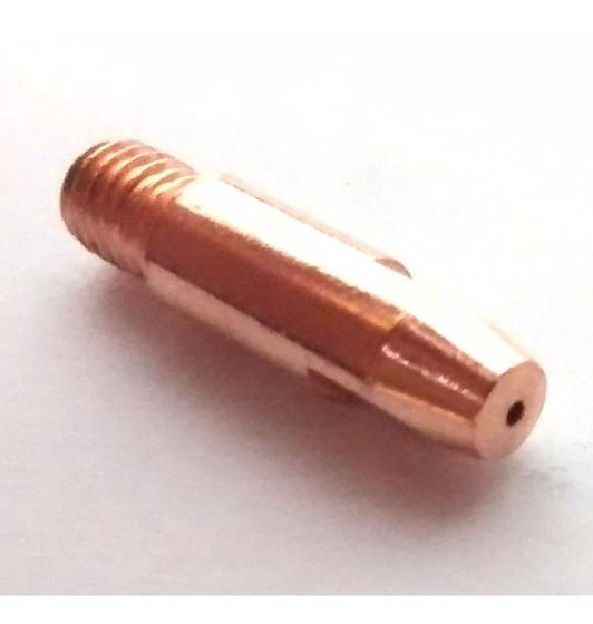 Imagem de Kit - 5 Bico De Contato Para Tocha Mig M6x25 1,0mm + 5 Bico De Contato Mig M6x25 0,8mm