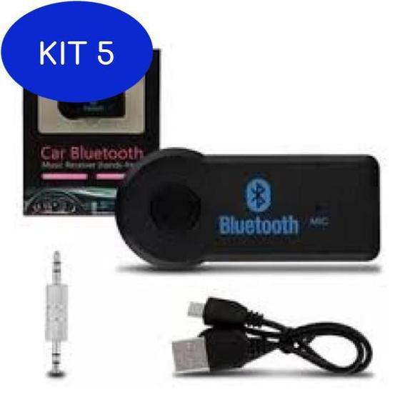 Imagem de Kit 5 Bluetooth Para Carro P2 Bt-Receiver