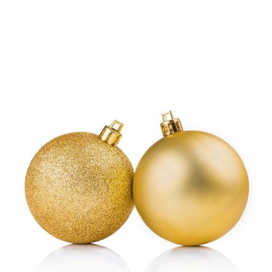 Kit 5 Bola Grande Decorativa Dourado Enfeite Árvore Natal - Imp - Bola de  Natal - Magazine Luiza