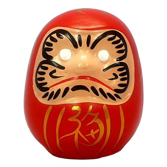 Imagem de Kit 5 Boneco Daruma Omiyague Presente Buda Sorte Amuleto 9,0 cm