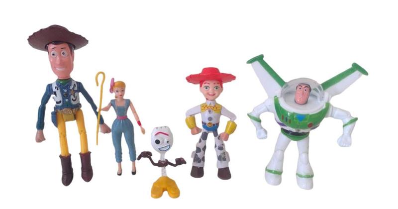 Imagem de Kit 5 Bonecos Divertidos Toy Story Brinquedo Crianças