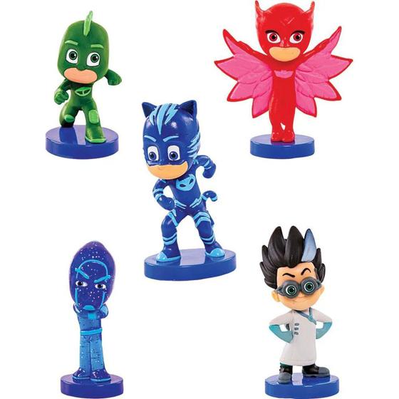 Kit 5 Bonecos Pj Masks 6 Cm - DTC - Boneco PJ Masks - Magazine Luiza