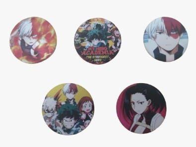 Imagem de KIt 5 Bottons Anime My Hero Academia Modelo Soft