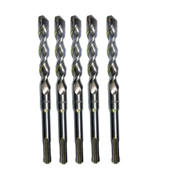 Imagem de Kit 5 Brocas 8mm x 50mm x 110mm Makita Sds Plus para Concreto