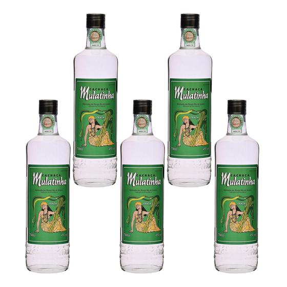 Imagem de Kit 5 Cachaças Mulatinha Paratiana 700 Ml