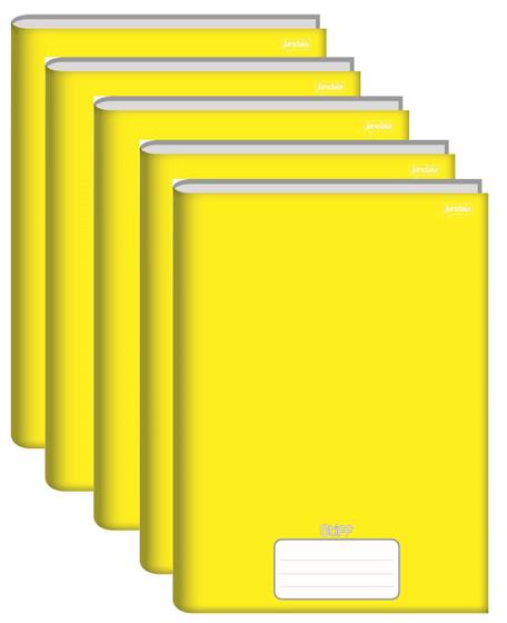 Kit 5 Cadernos 96 fls Brochura (Grande) Capa Dura Jandaia Menor preço em Kit 5 Cadernos 96 fls Brochura (Grande) Capa Dura Jandaia