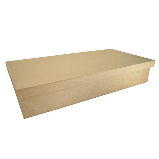 Kit 5 Caixa Retangular Tampa Sapato 32x22x5 MDF Madeira Menor preço em Kit 5 Caixa Retangular Tampa Sapato 32x22x5 MDF Madeira