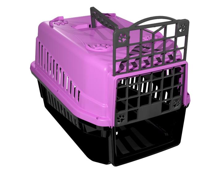 Imagem de Kit 5 Caixas De Transporte N1 Cão Cachorro Gato Pequena Rosa