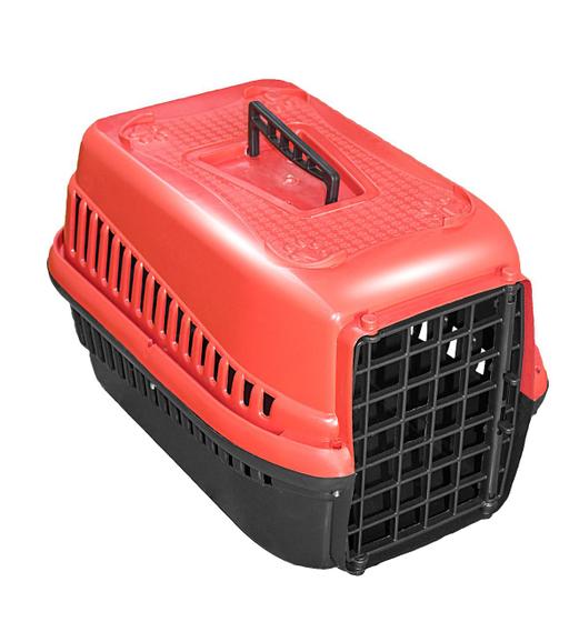 Imagem de Kit 5 Caixas De Transporte N2 Cachorro Gato Pequena Vermelha