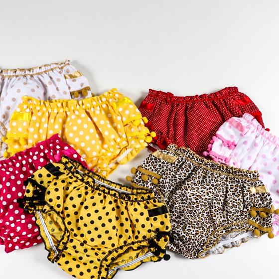 kit 5 Calcinha Bunda Rica 100% Algodão Infantil Atacado - Diversidade ...