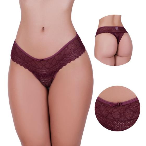 Imagem de Kit 5 Calcinha de Renda Lingerie Maju