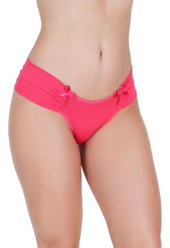 Imagem de Kit 5 Calcinha Super Confortável Lateral Dupla Microfibra Conforto Lingerie Tanga Feminino Namorado Atacado Luxo Mulher