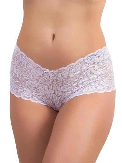 Imagem de Kit 5 Calcinhas Caleçon Em Renda Luxo Shortinho Algodão