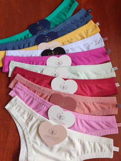 Imagem de Kit 5 Calcinhas de Algodão Corpo Colado Modelo Tanga
