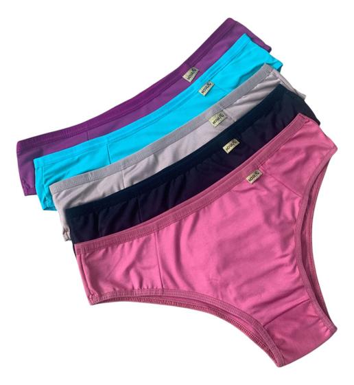 Imagem de Kit 5 Calcinhas Feminina Confortável