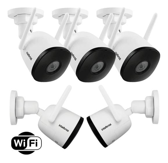 Kit 5 Câmeras Externas Wifi C/ Inteligência Artificial Im5sc