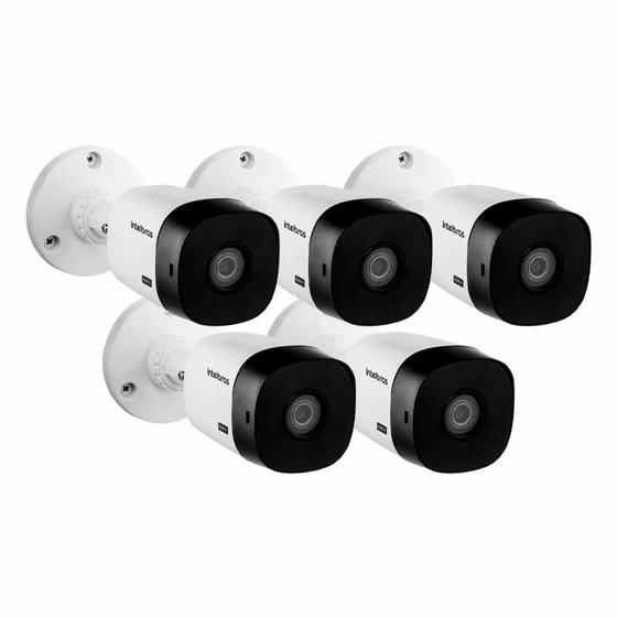 Imagem de Kit 5 Câmeras Intelbras VHL 1120 Bullet HDCVI Lite, HD 720p, Lente 3.6mm, Visão Noturna 20m, IP66