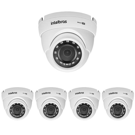 Imagem de Kit 5 Câmeras Multi HD 2 Megapixels Com Entrada Para Microfone 20m VHD 3220 D A G6 - Intelbras